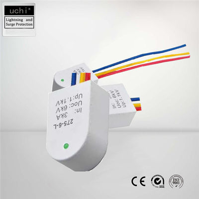 Perangkat Perlindungan Surge LED Termoplastik Uchi, 230V Kelas 3 SPD