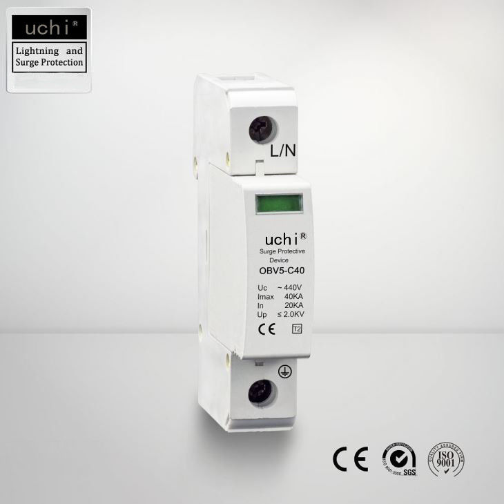 60HZ Ac Spd Tipe 2, Penangkal Petir Transformer 440V Untuk Sistem UPS